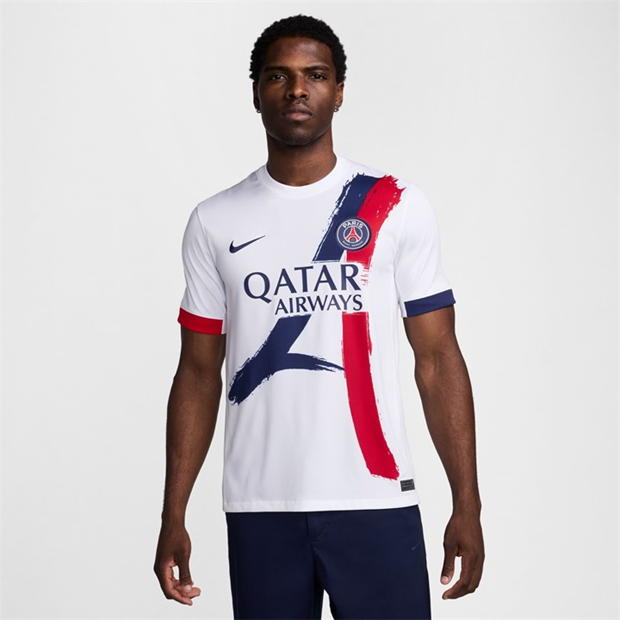 Tricou Deplasare Nike Paris Saint-Germain 2024 2025 pentru adulti alb