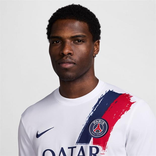 Tricou Deplasare Nike Paris Saint-Germain 2024 2025 pentru adulti alb