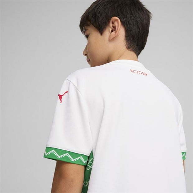 Tricou Deplasare Puma Morocco 2025 Juniors alb verde