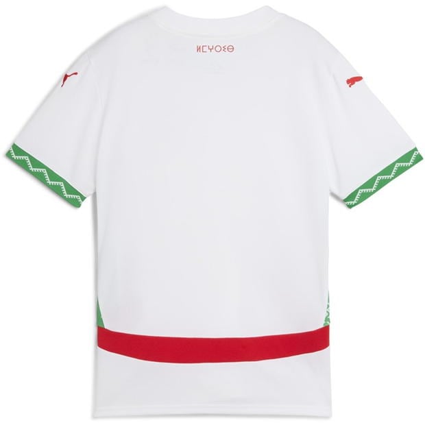 Tricou Deplasare Puma Morocco 2025 Juniors alb verde