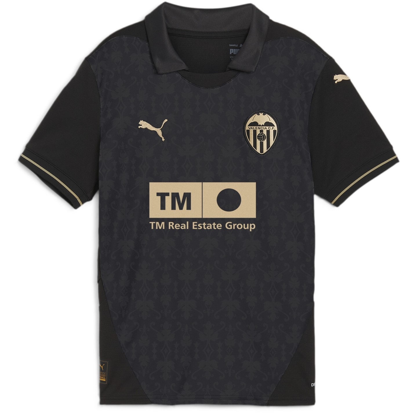 Tricou Deplasare Puma Valencia 2024 2025 Juniors negru