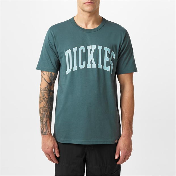 Tricou Dickies Aitkin verde srf negru