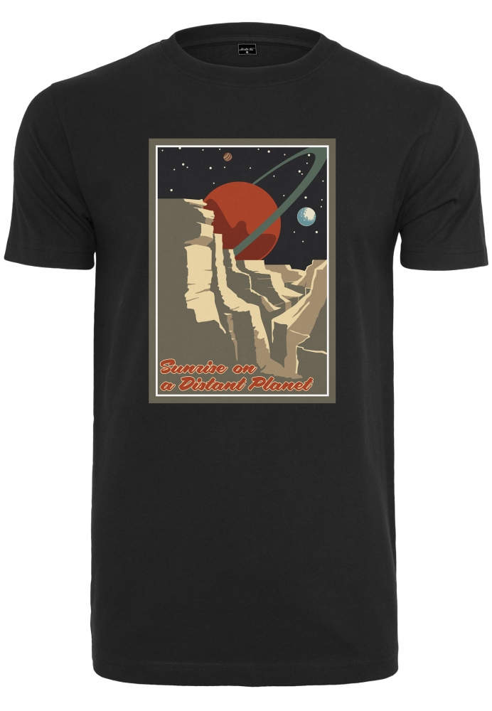 Distant Planet Tee pentru Femei negru Mister Tee