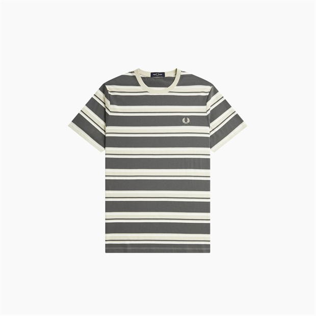 Tricou dungi Fred Perry Fred barbati verde bej