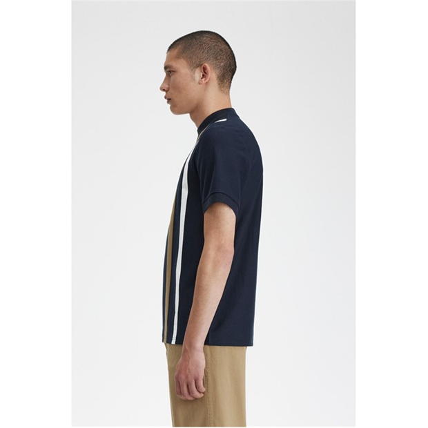 Tricou dungi Fred Perry Fred Grad barbati bleumarin