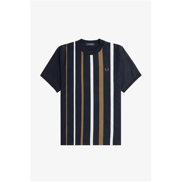 Tricou dungi Fred Perry Fred Grad barbati bleumarin