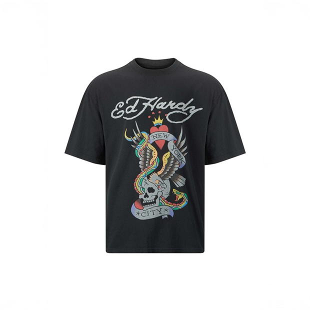 Tricou Ed Hardy Ed Nyc Top dama negru