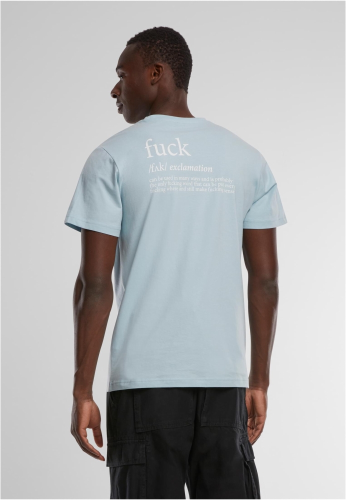 Tricou FCK albastru deschis Mister Tee