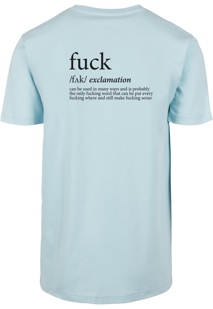 Tricou FCK albastru deschis Mister Tee