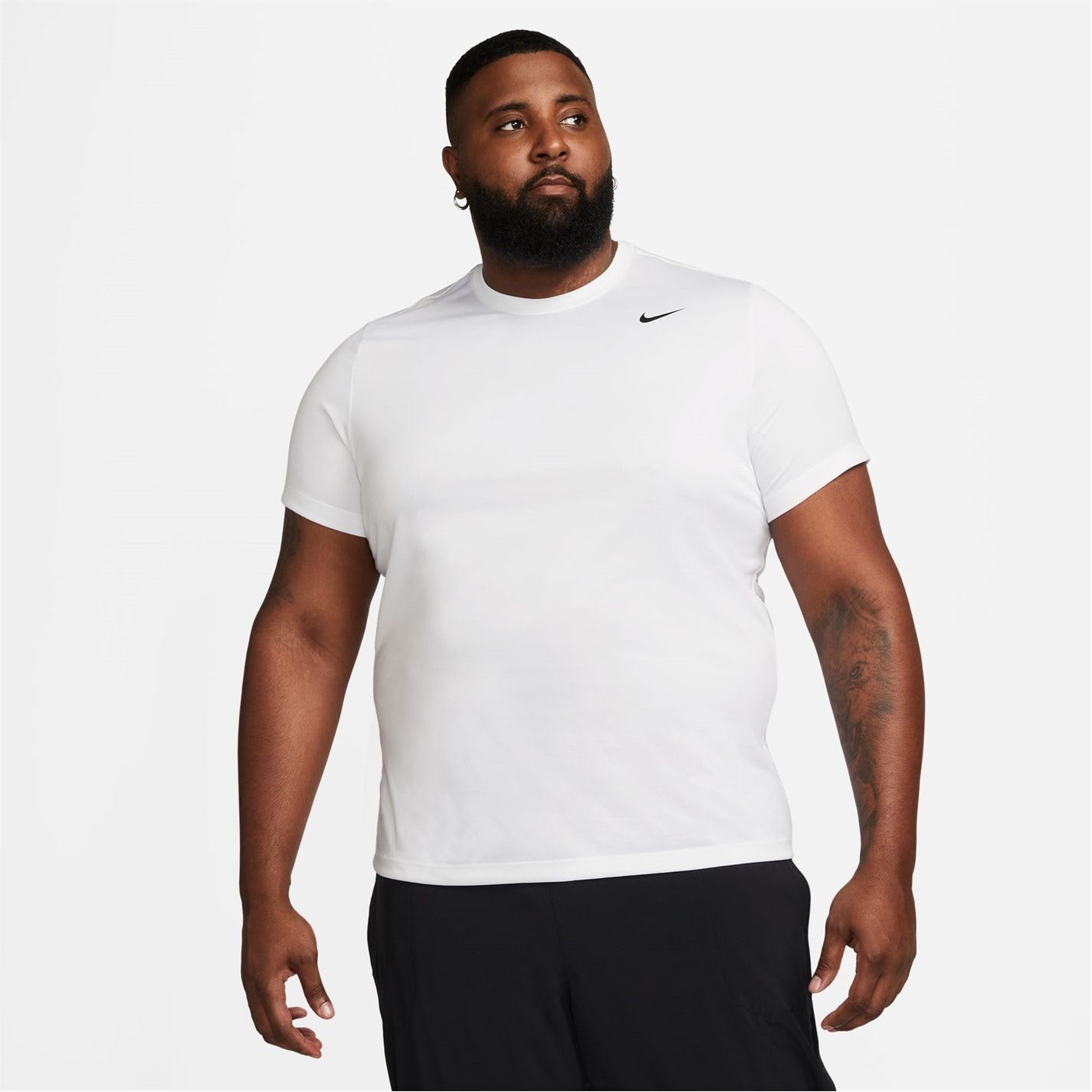 Tricou fitness Nike Dri-FIT Legend pentru Barbati alb negru