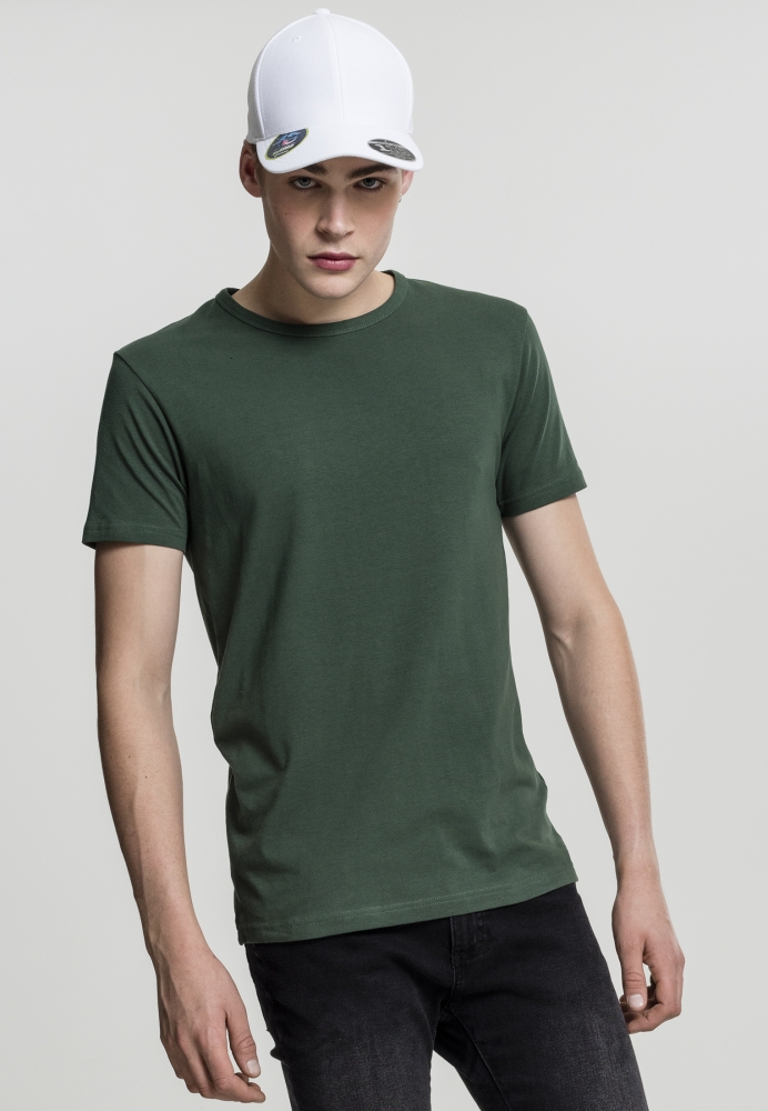 Tricou Fitted Stretch verde Urban Classics