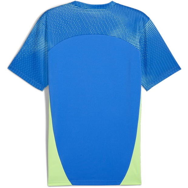 Tricou fotbal Finala Puma barbati albastru verde lime