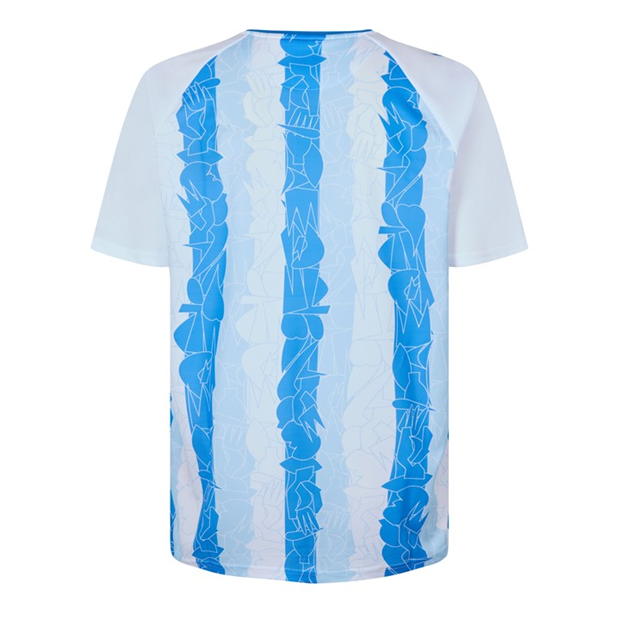 Tricou fotbal Hummel Malaga pentru barbati albastru