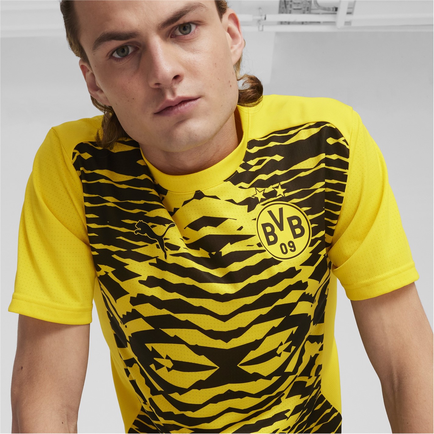 Tricou fotbal Puma Borussia Dortmund 2024 2025 pentru adulti galben