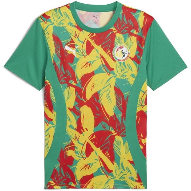 Tricou fotbal Puma Senegal 2025 pentru adulti verde galben