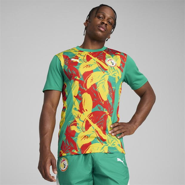 Tricou fotbal Puma Senegal 2025 pentru adulti verde galben