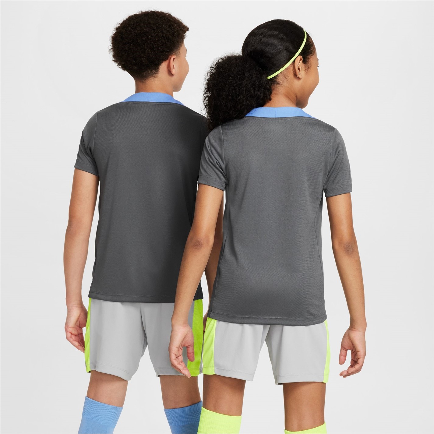 Tricou fotbal STRIKE Nike Tottenham Hotspur 2024 2025 Juniors gri