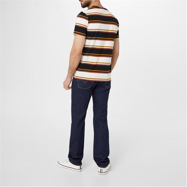 Tricou Fred Perry Bold cu dungi negru