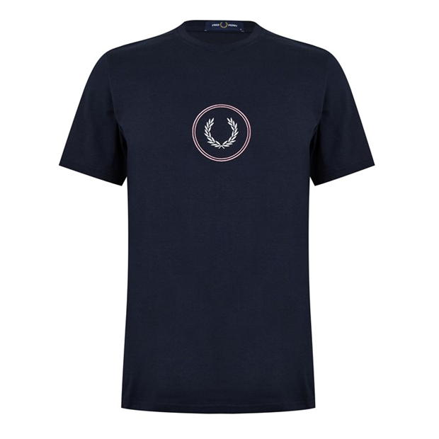 Tricou Fred Perry Branding bleumarin