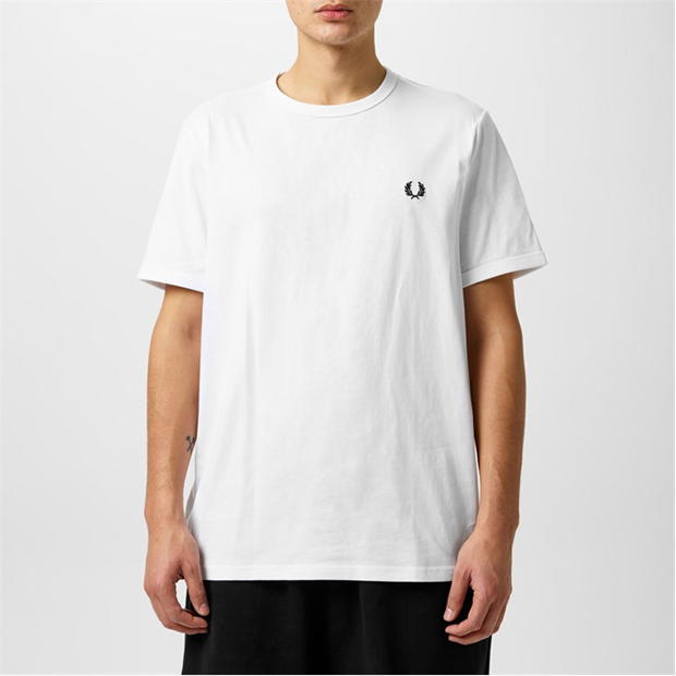 Tricou Fred Perry Ringer alb