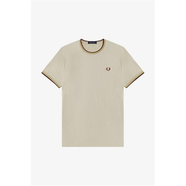 Tricou Fred Perry Twin Tipped bej