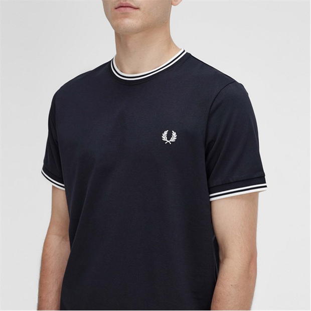 Tricou Fred Perry Twin Tipped negru