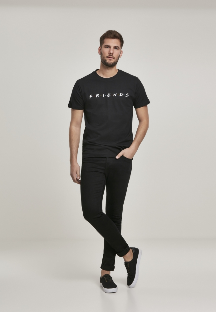 Tricou cu logo Friends negru Merchcode