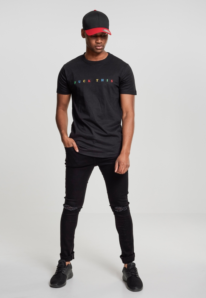 Tricou Fuck This negru Mister Tee