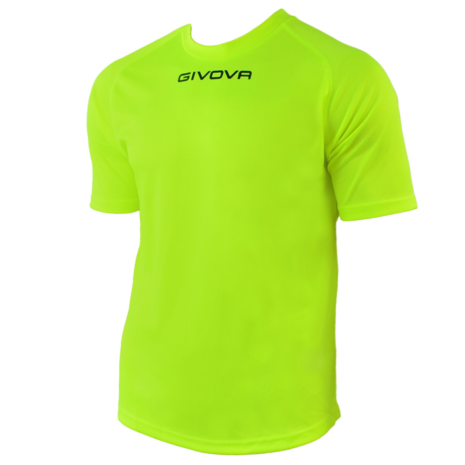 Tricou Givova One galben fluo MAC01-0019 barbati