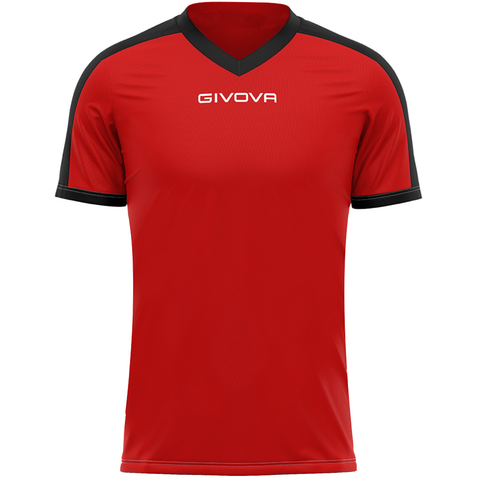 Tricou Givova Revolution Interlock rosu And negru MAC04 1210