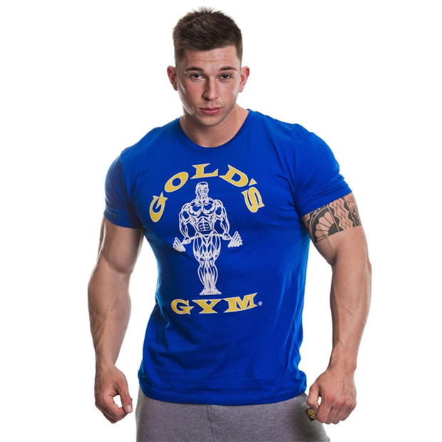 Tricou Golds sala sala Muscle Joe pentru Barbati albastru roial