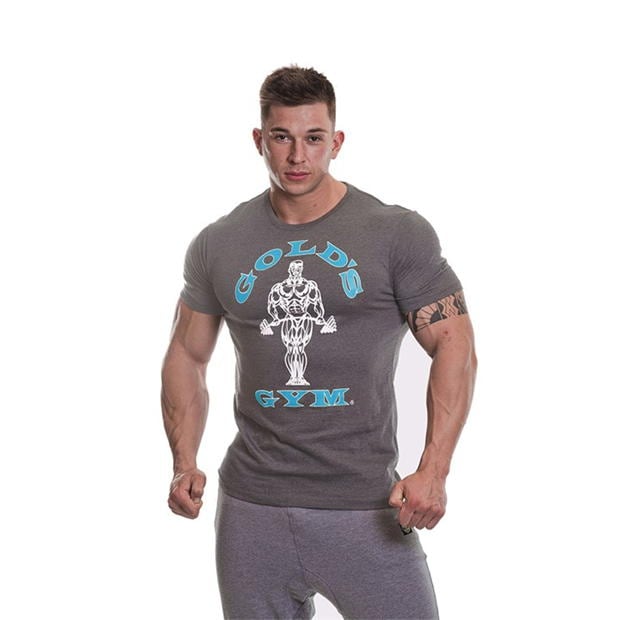 Tricou Golds sala sala Muscle Joe pentru Barbati gri