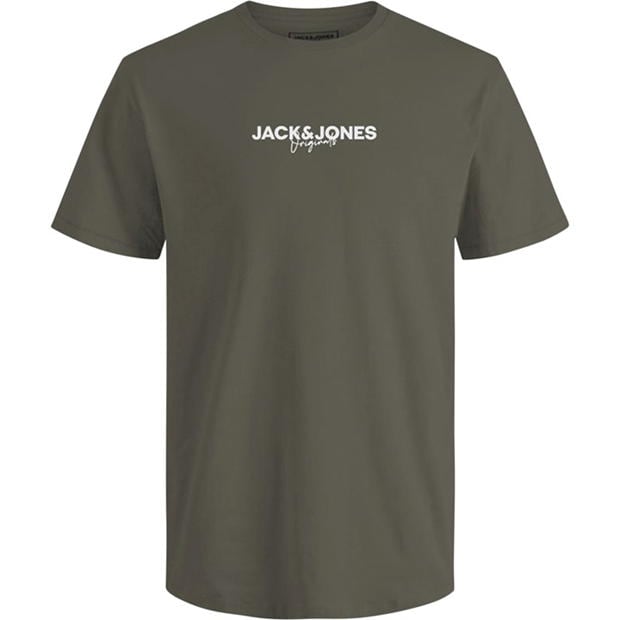 Tricou Jack and Jones 5-. maneca scurta pentru Barbati alb gri bleumarin oliv bej