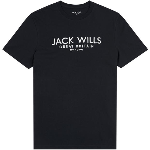 Tricou Jack Wills Carnaby pentru barbati negru