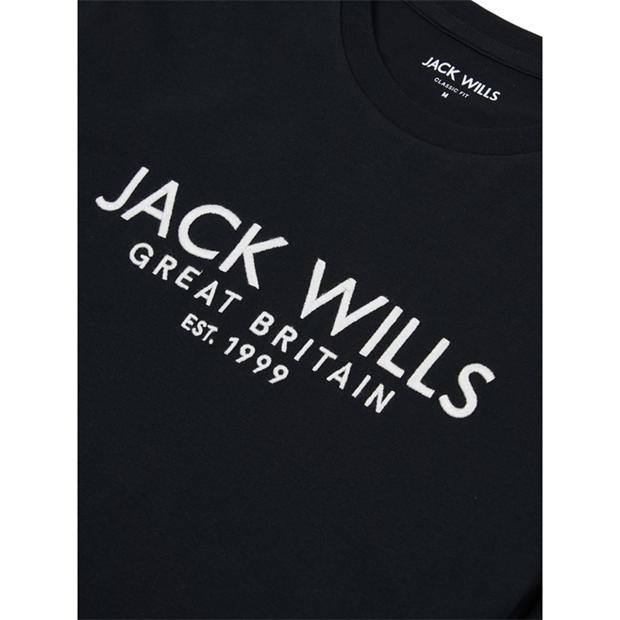 Tricou Jack Wills Carnaby pentru barbati negru