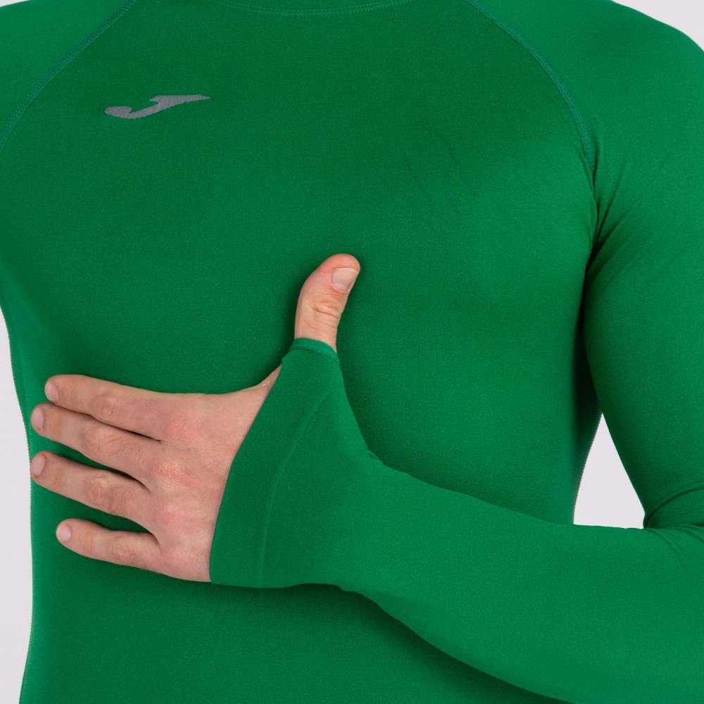 Tricou Joma Brama clasic Seamless verde cu maneca lunga