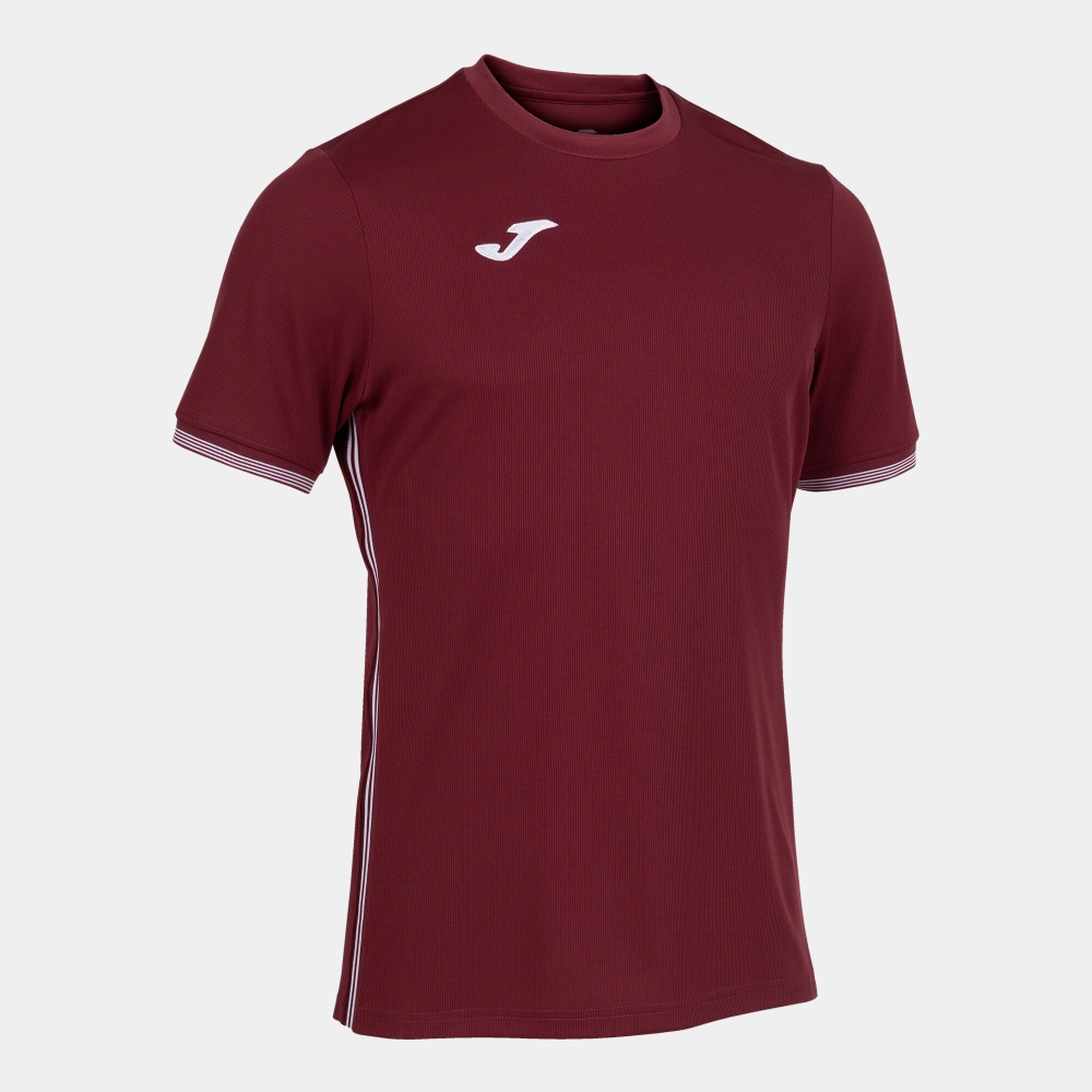 Tricou Joma Campus III visiniu cu maneca scurta rosu burgundy