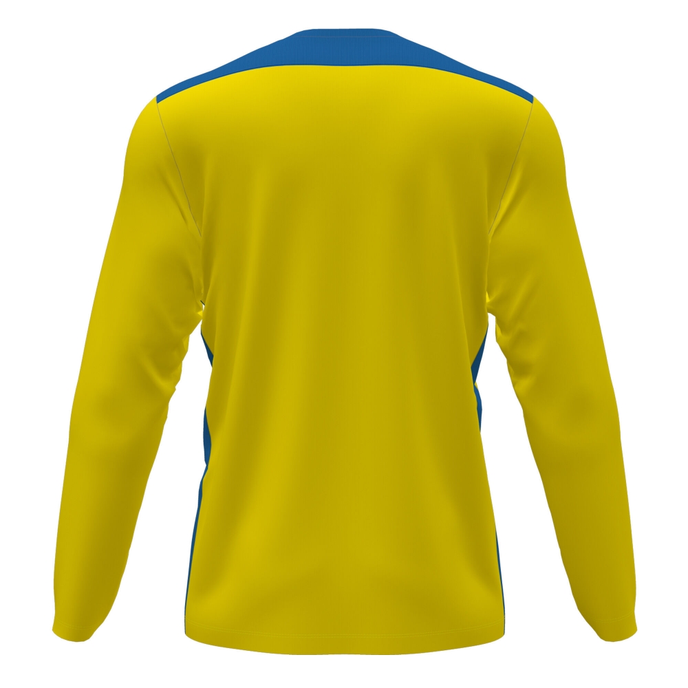 Tricou Joma Championship Vi cu Maneca Lunga galben-royal albastru roial