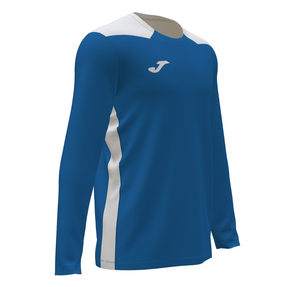 Tricou Joma Championship Vi cu Maneca Lunga Royal alb albastru roial