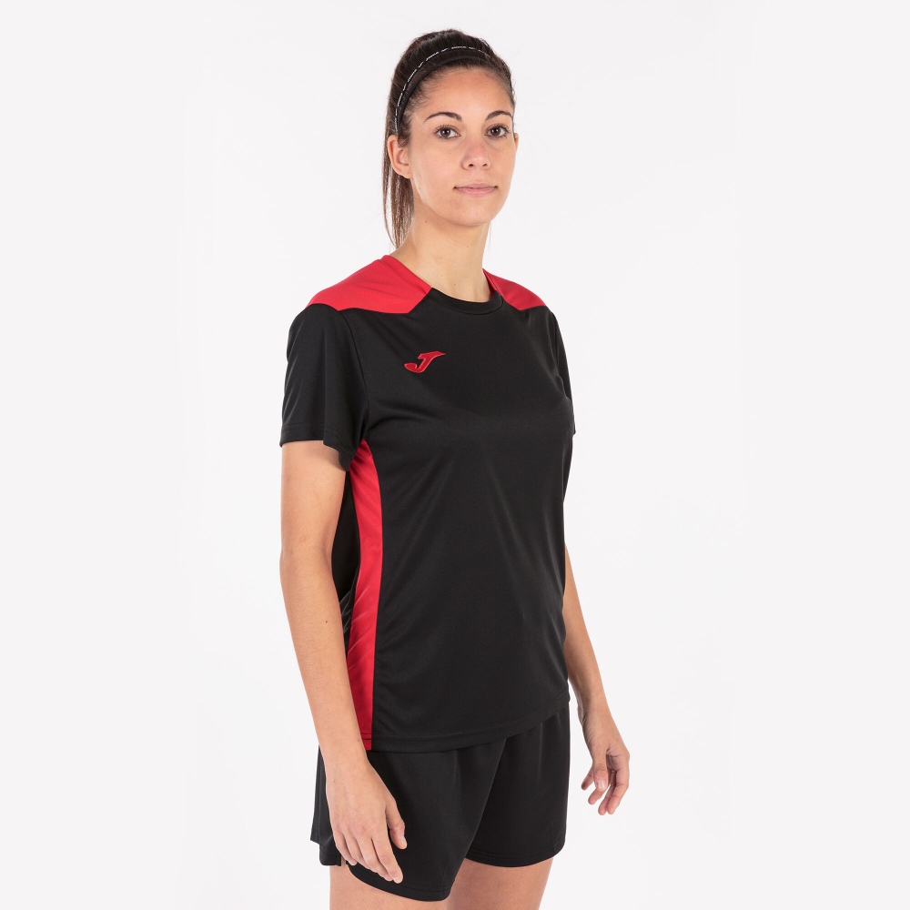 Tricou Joma Championship Vi cu Maneca Scurta negru rosu