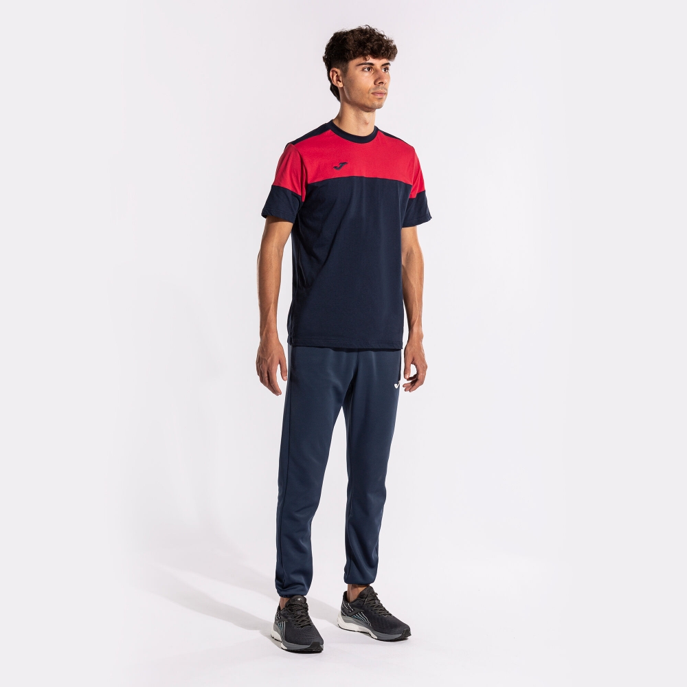 Tricou Joma Crew V maneca scurta bleumarin rosu