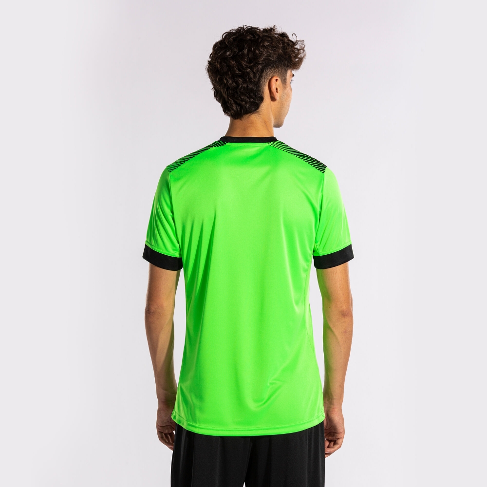 Tricou Joma Eco Supernova maneca scurta Fluor verde negru fosforescent