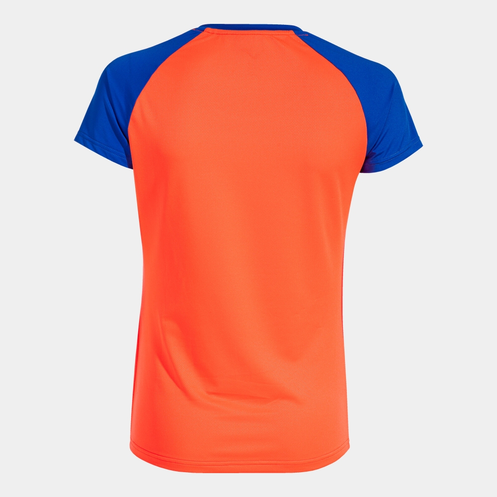 Tricou Joma Elite X maneca scurta Fluor Coral Royal fosforescent