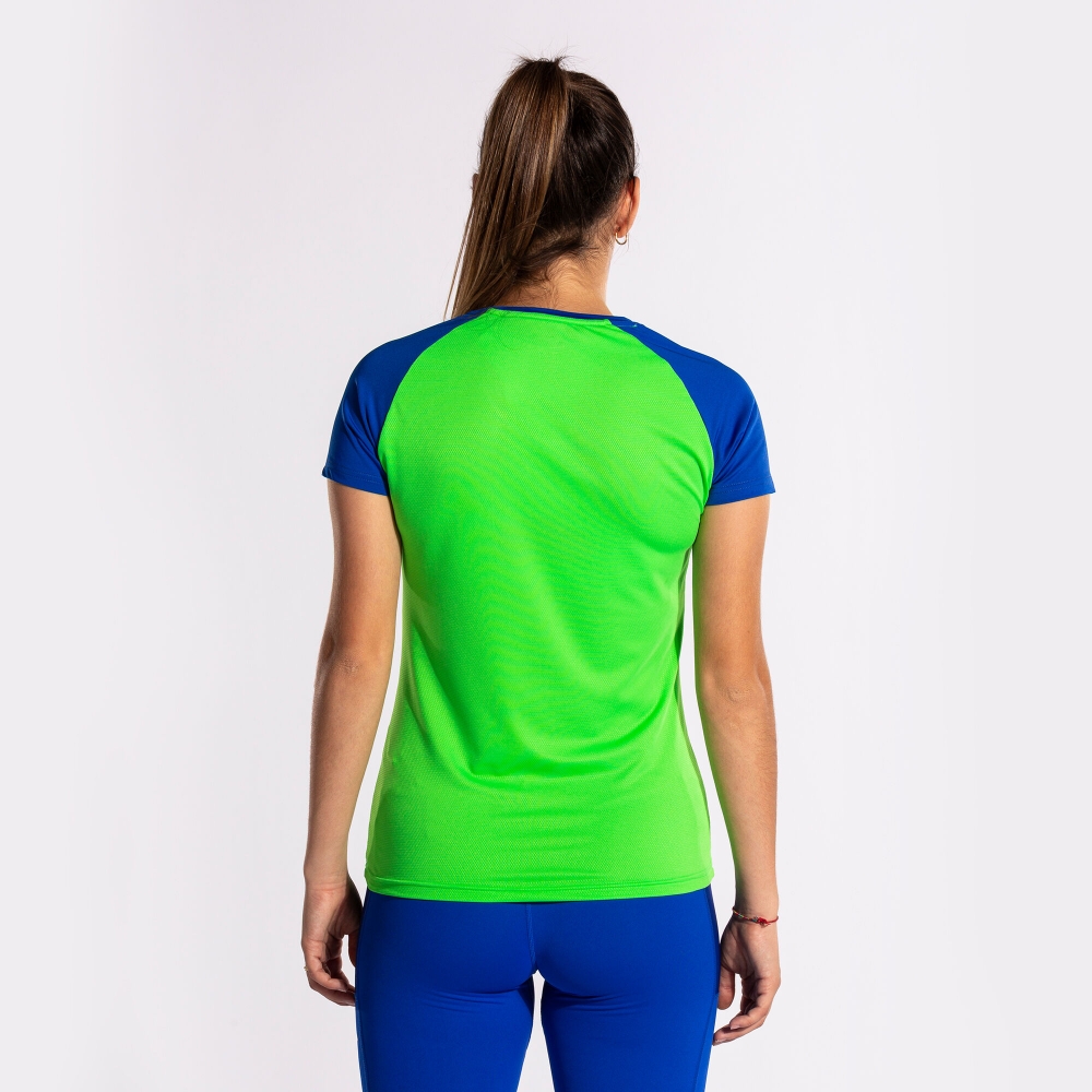 Tricou Joma Elite X maneca scurta Fluor verde Royal fosforescent