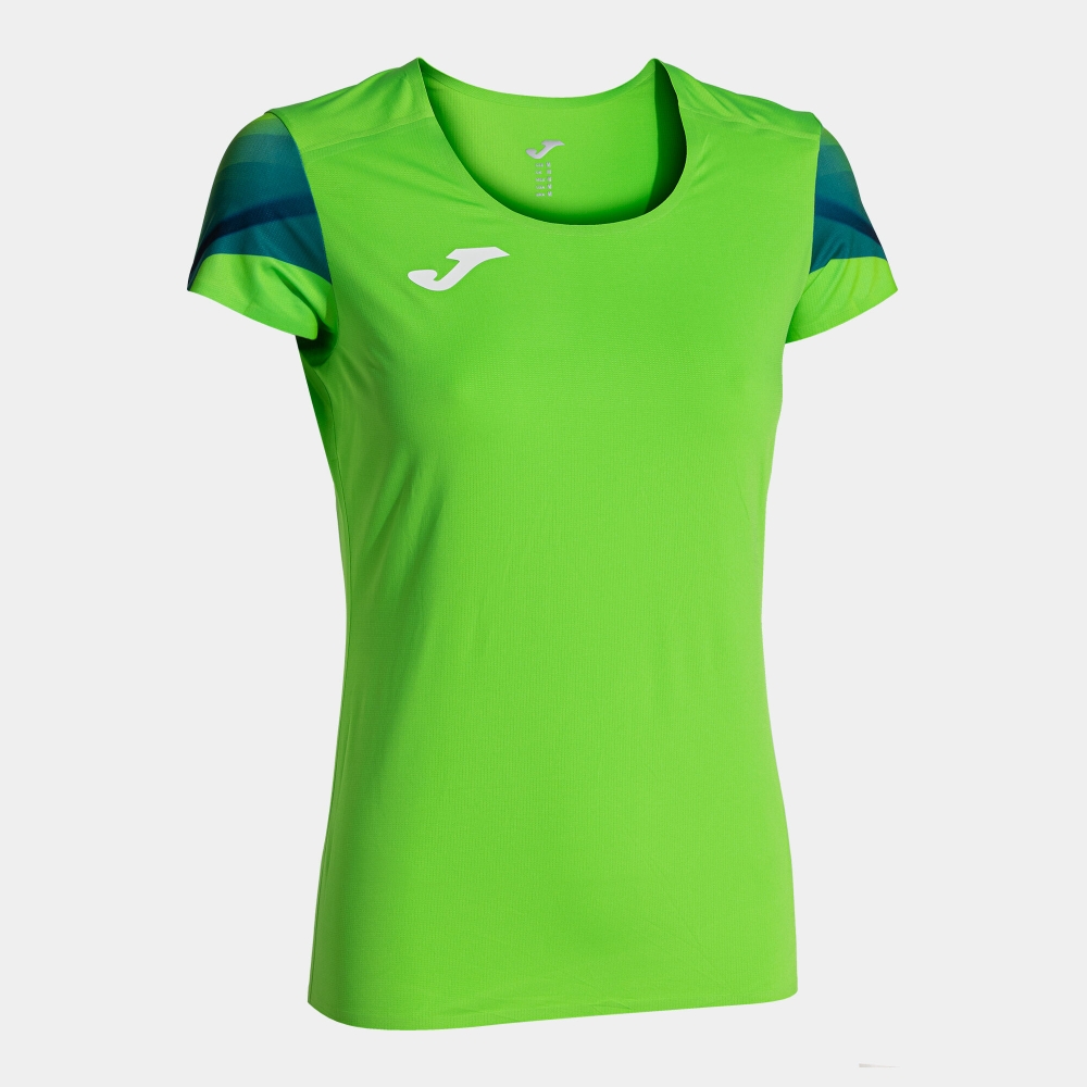 Tricou Joma Elite Xi maneca scurta Fluor verde bleumarin fosforescent