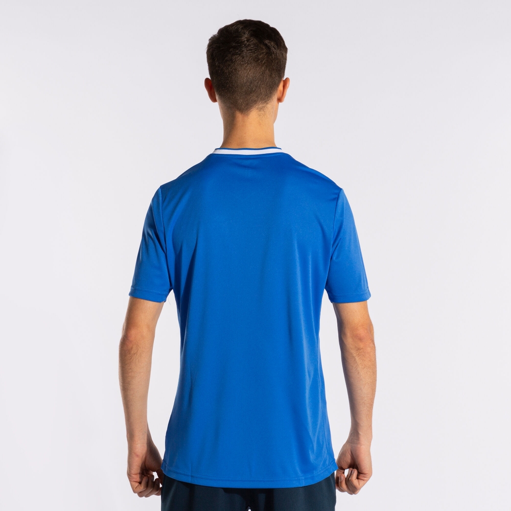 Tricou Joma Europa V maneca scurta Royal alb albastru roial