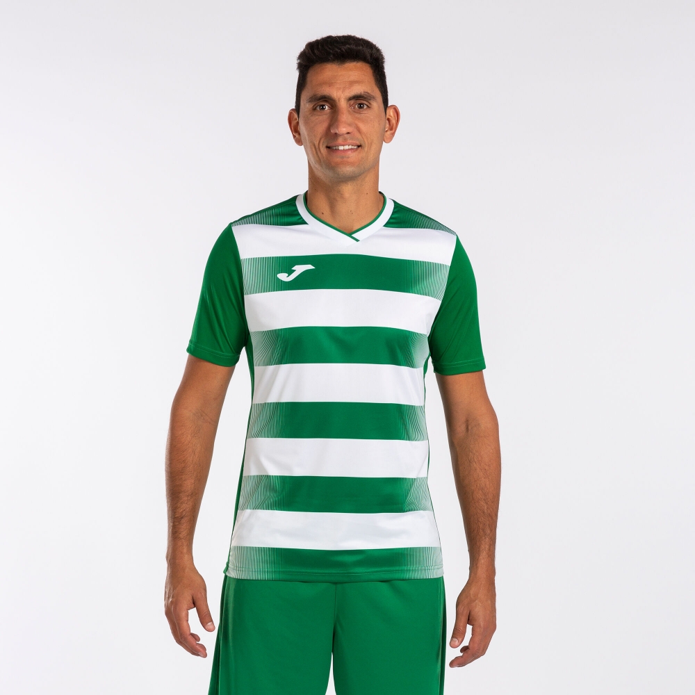 Tricou Joma Europa V maneca scurta verde alb