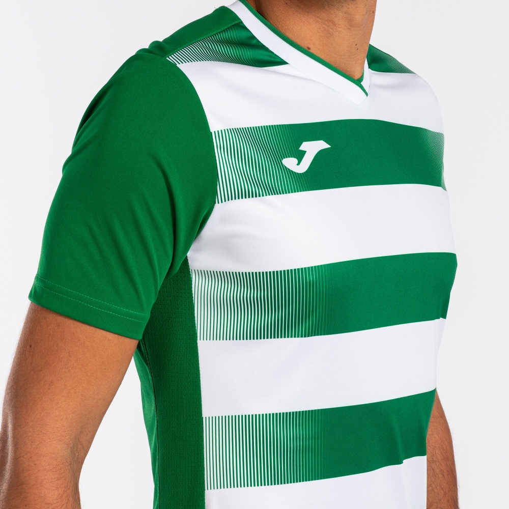 Tricou Joma Europa V maneca scurta verde alb