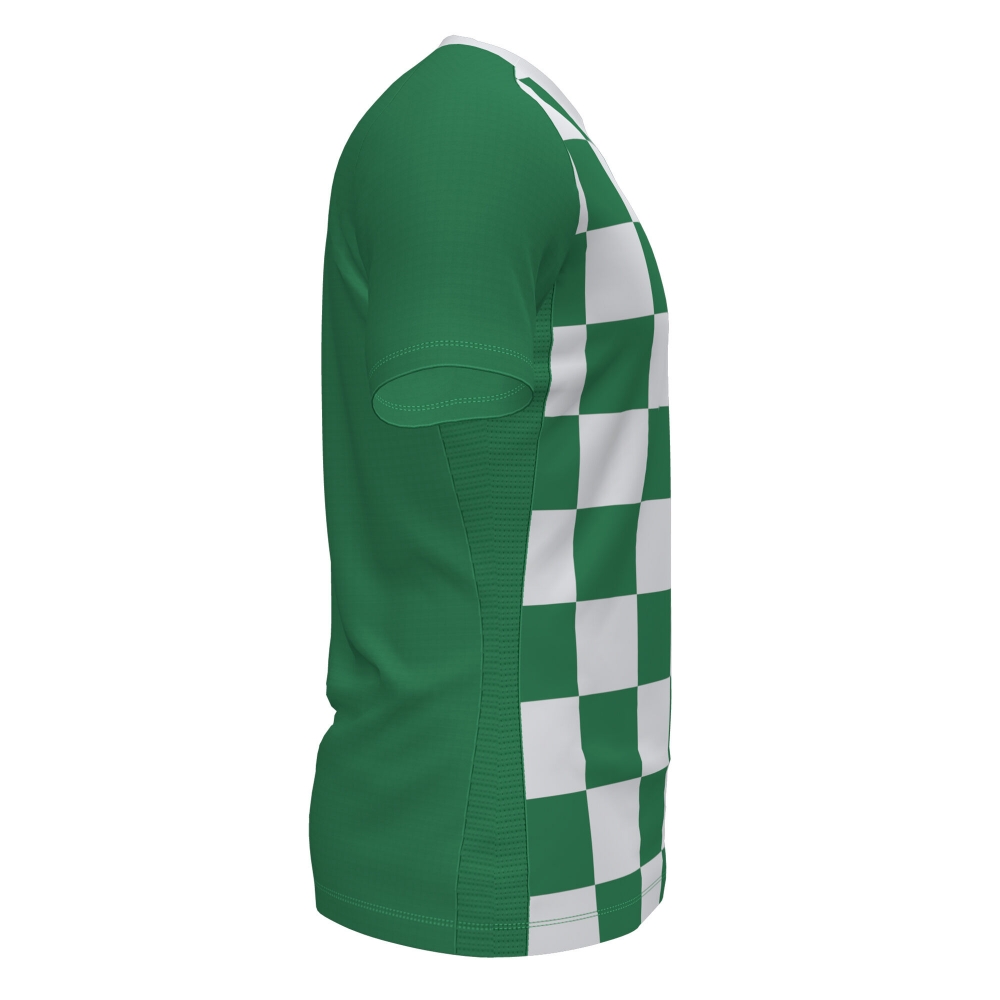 Steag Tricou Joma II verde-alb cu maneca scurta