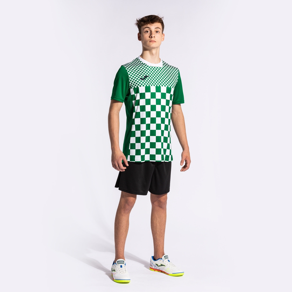 Tricou Joma Flag III maneca scurta verde alb